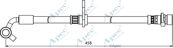 APEC BRAKING Тормозной шланг HOS4002